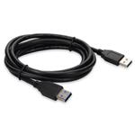 Picture of 6ft USB A 3.0 Male to Male Black Cable