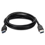 Picture of 6ft USB A 3.0 Male to Male Black Cable