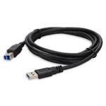 Picture of 10ft USB A 3.0 Male to USB B 3.0 Male Black Cable