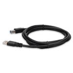 Picture of 10ft USB A 3.0 Male to USB B 3.0 Male Black Cable
