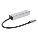 Picture of 8in USB C Male to 4xUSB A 3.0 Female Hub with Aluminum Housing