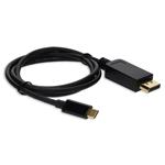 Picture of 3ft USB C 3.1 Male to DisplayPort Male Black Cable
