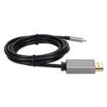 Picture of 6ft USB-C Male to DisplayPort Male Adapter Cable with Aluminum Housing
