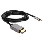 Picture of 6ft USB-C Male to DisplayPort Male Adapter Cable with Aluminum Housing