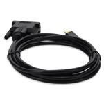 Picture of 6ft USB-C 3.1 to DVI-D Dual Link (24+1 pin) Male to Male Black Cable