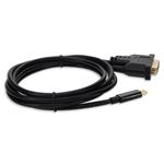 Picture of 6ft USB-C 3.1 to DVI-D Dual Link (24+1 pin) Male to Male Black Cable