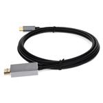 Picture of USB-C Male to HDMI (4K) Male Adapter with Aluminum Housing