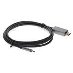 Picture of USB-C Male to HDMI (4K) Male Adapter with Aluminum Housing