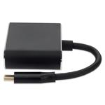 Picture of 8in USB-C Male to HDMI (4K), VGA Female Hub with Aluminum Housing