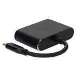 Picture of 8in USB-C Male to HDMI (4K), VGA Female Hub with Aluminum Housing