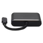 Picture of 8in USB-C Male to HDMI (4K), VGA Female Hub with Aluminum Housing