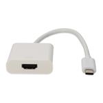 Picture of USB 3.1 (C) Male to HDMI Female White Adapter