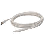 Picture of 1.0m (3.3ft) USB C 3.1 Male to Lightning Male White Sync and Charge Cable