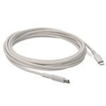 Picture of 1.0m (3.3ft) USB C 3.1 Male to Lightning Male White Sync and Charge Cable