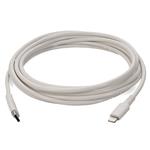 Picture of 1.0m (3.3ft) USB C 3.1 Male to Lightning Male White Sync and Charge Cable