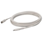 Picture of 2.0m (6.6ft) USB C 3.1 Male to Lightning Male Sync and Charge White Cable