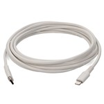 Picture of 2.0m (6.6ft) USB C 3.1 Male to Lightning Male Sync and Charge White Cable