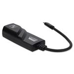 Picture of USB C 3.1 Male to RJ-45 Female Black Adapter