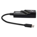 Picture of USB C 3.1 Male to RJ-45 Female Black Adapter