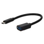 Picture of USB C 3.1 Male to USB A 3.0 Female Black Adapter