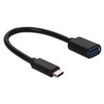 Picture of USB C 3.1 Male to USB A 3.0 Female Black Adapter