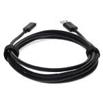 Picture of 6ft USB C 3.1 Male to USB A 3.0 Male Black Adapter Cable