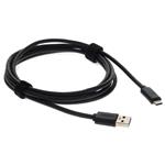 Picture of 6ft USB C 3.1 Male to USB A 3.0 Male Black Adapter Cable