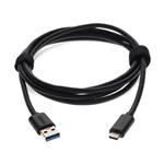 Picture of 6ft USB C 3.1 Male to USB A 3.0 Male Black Adapter Cable