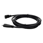 Picture of 6ft USB C 3.1 Male to USB C 3.1 Male Right Angled Black Cable