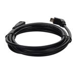 Picture of 6ft USB C 3.1 Male to USB C 3.1 Male Right Angled Black Cable