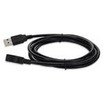 Picture of 15ft USB A 2.0 Male to Female Black Cable