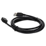 Picture of 15ft USB A 2.0 Male to Female Black Cable