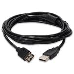 Picture of 6in USB A 2.0 to USB A 2.0 Extension Cable - Male to Female