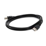 Picture of 5-Pack of 10ft USB A 2.0 Male to USB B 2.0 Male Black Cables