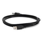 Picture of 5-Pack of 10ft USB A 2.0 Male to USB B 2.0 Male Black Cables