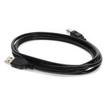 Picture of 5-Pack of 10ft USB A 2.0 Male to USB B 2.0 Male Black Cables