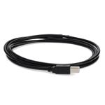 Picture of 5-Pack of 10ft USB A 2.0 Male to USB B 2.0 Male Black Cables