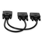 Picture of VGA Male to 2xVGA Female Black Adapter For Resolution Up to 1920x1200 (WUXGA)