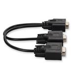 Picture of VGA Male to 2xVGA Female Black Adapter For Resolution Up to 1920x1200 (WUXGA)