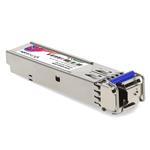 Picture of Ciena® XCVR-A10U31 Compatible TAA 1000Base-BX SFP Transceiver (SMF, 1310nmTx/1550nmRx, 10km, LC, DOM, -40 to 85C)