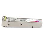 Picture of Ciena® XCVR-A10U55 Compatible TAA 1000Base-BX SFP Transceiver (SMF, 1550nmTx/1310nmRx, 10km, LC, DOM, -40 to 85C)