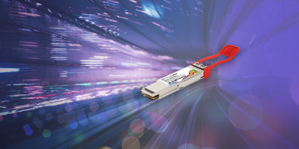 QSFP28 100G ER4 transceivers reduce latency at 40km without host FEC
