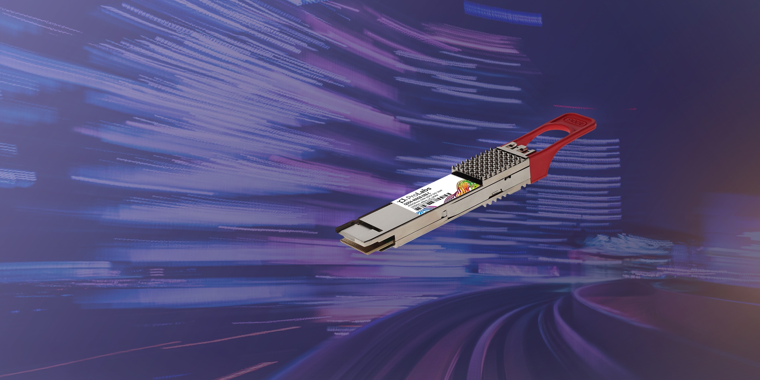 QSFP-DD 400G ER8 (8x50G) transceivers create reduced latency fiber network links up to 40km