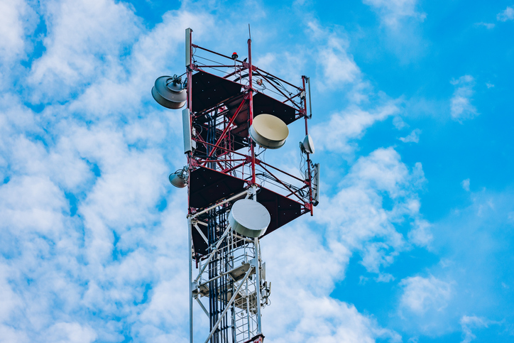 Broadcast tower supporting internet-based broadcasting infrastructure
